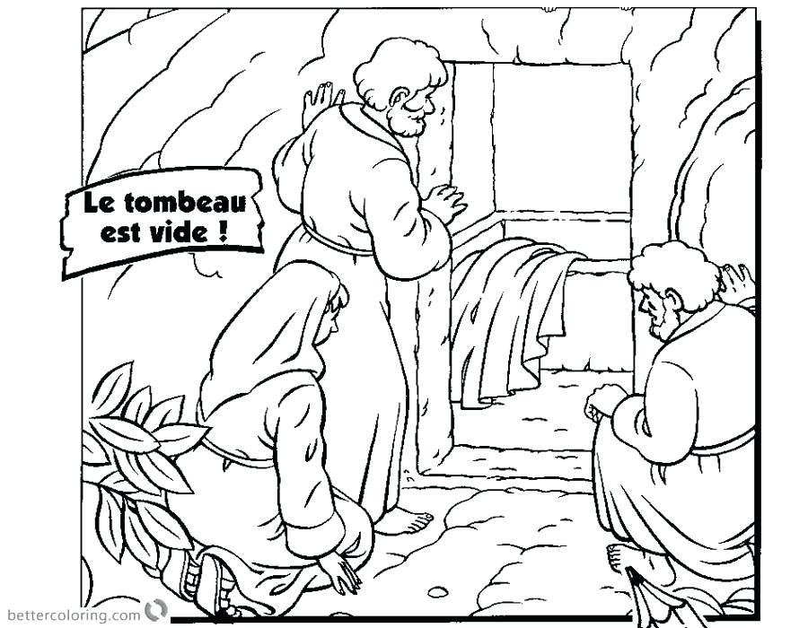 900x700 Jesus Empty Tomb Coloring Pages Download This Coloring Page