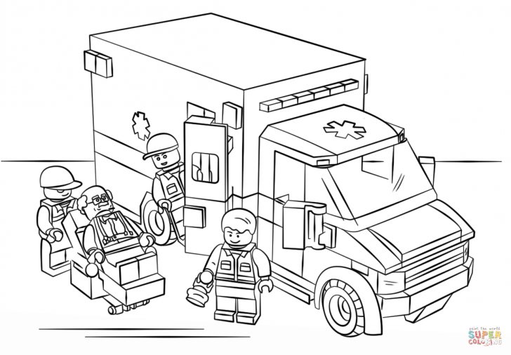 728x506 Ambulance Coloring Pages