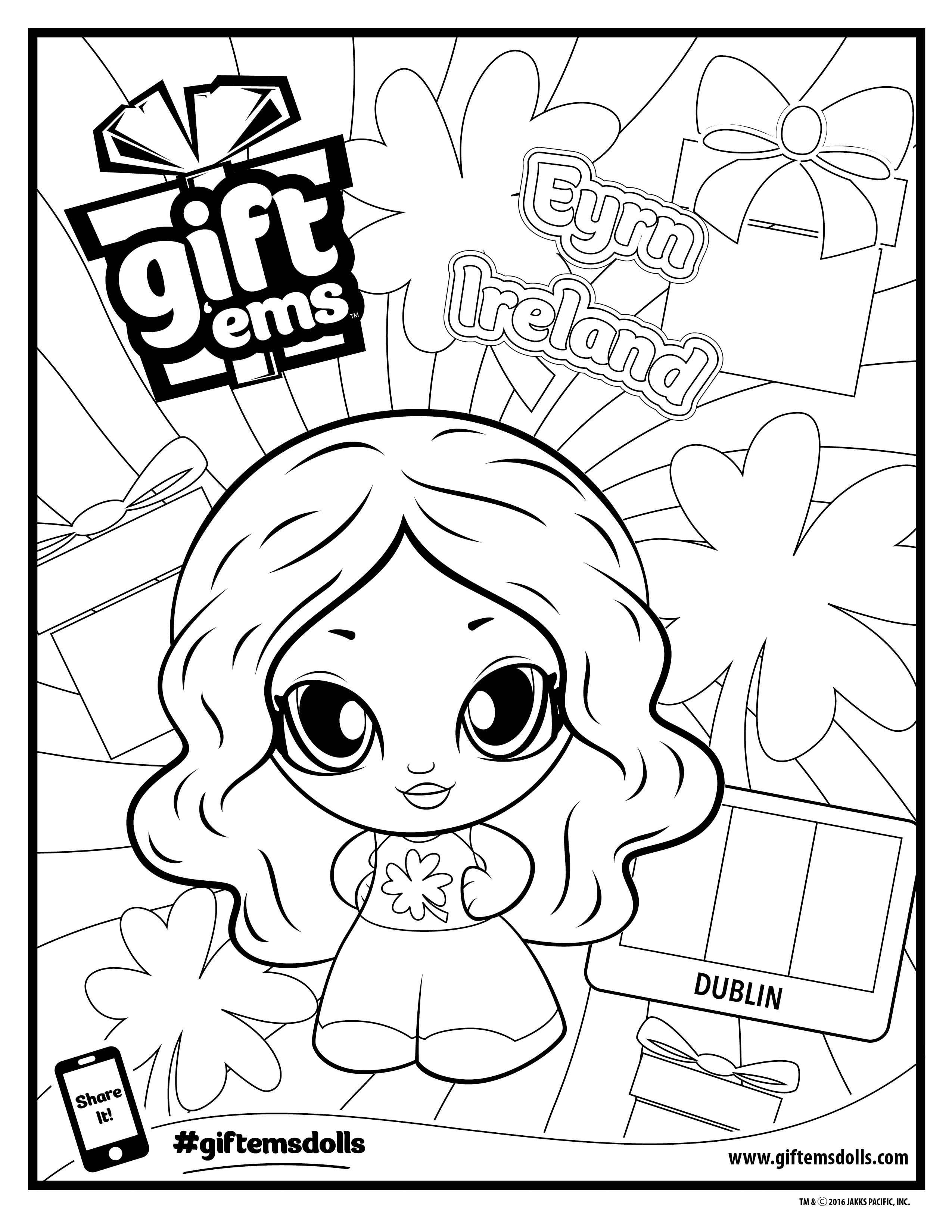 2550x3300 Secrets Ems Coloring Pages Downloads Gift Birthday Party