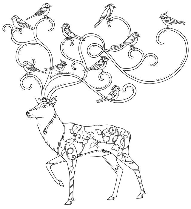 640x699 Potential Mural From The Enchanted Forest Book Christmas