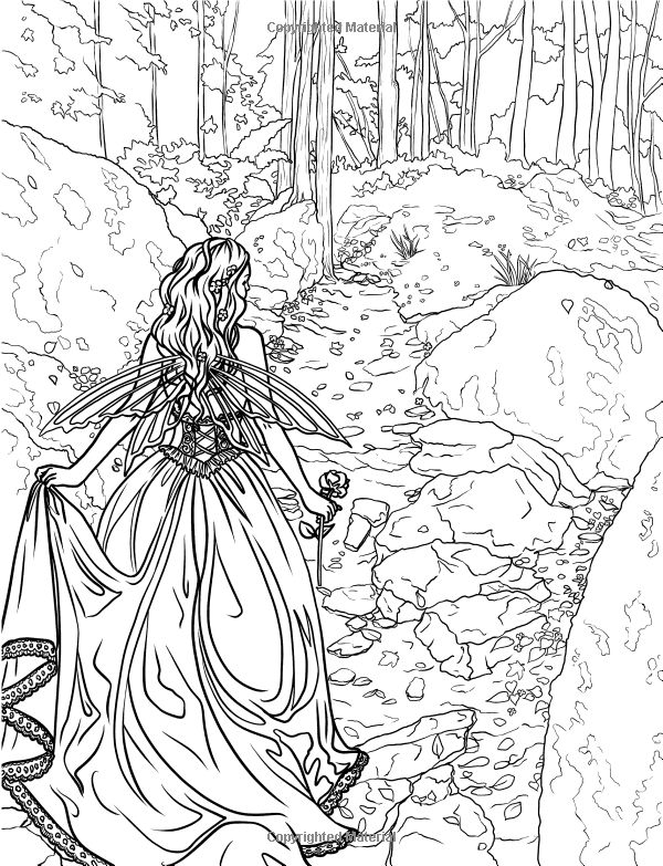 Enchanted Forest Coloring Pages Printable