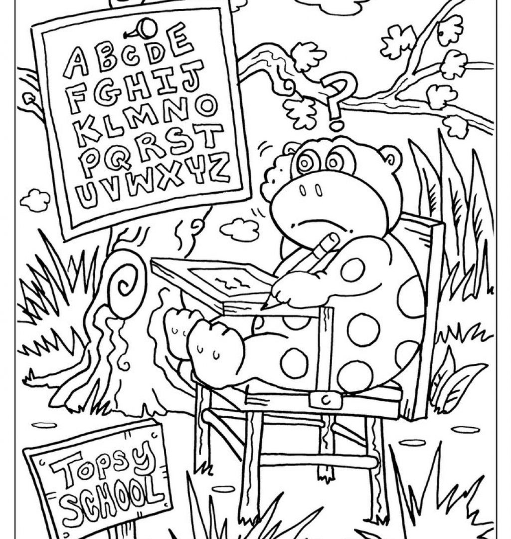 1025x1080 Preschool Freeck To School Coloring Pages For Second Grade Welcome