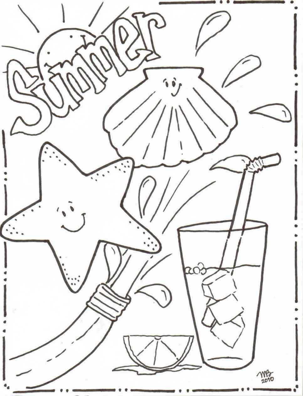 967x1264 End Of School Year Coloring Pages