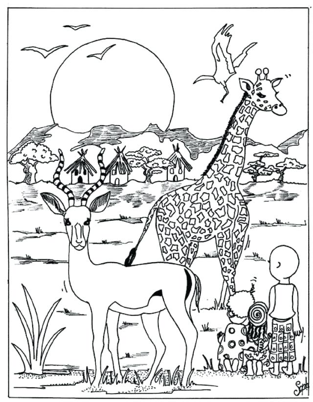 640x823 Wildlife Coloring Book And Endangered Species Coloring Book