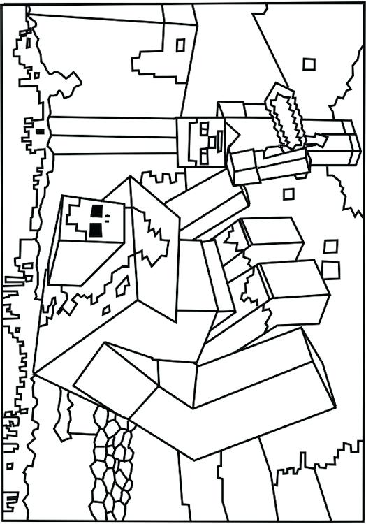 524x750 Enderman Coloring Pages A Printable Monster Coloring Page
