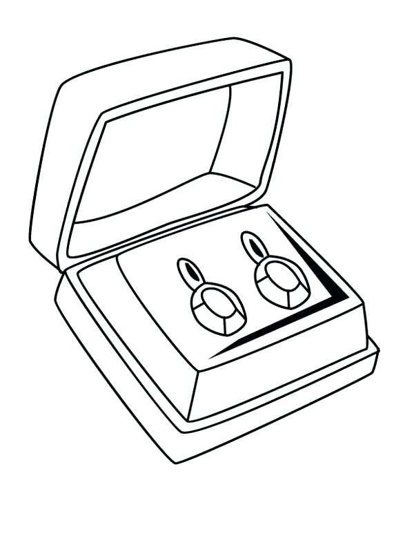 600x776 Diamond Ring Coloring Pages Jewelry Coloring Pages Free Jewelry