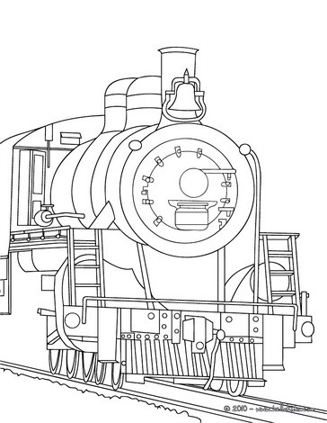 364x470 Train Coloring Pages