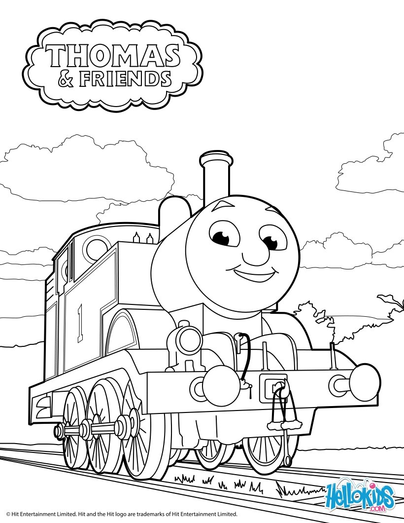 820x1060 Thomas The Tank Engine Coloring Pages Hellokids Thomas Coloring