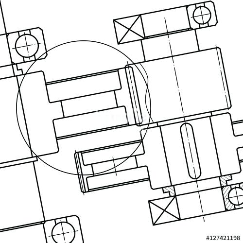 500x500 Engineering Coloring Book And Mechanical Engineering Drawing