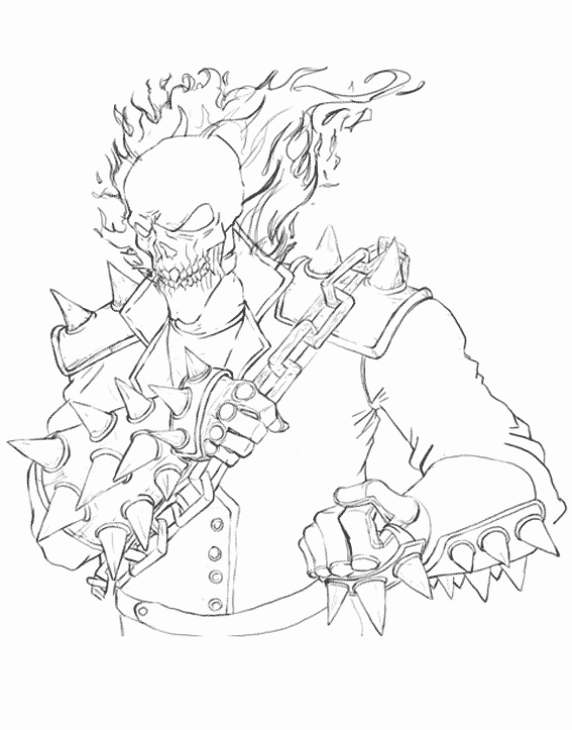 572x730 Ghost Rider Coloring Sheet Free Printable England Coloring Pages