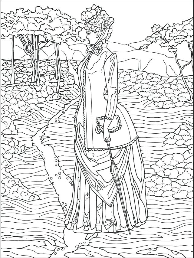 641x853 Victorian Coloring Pages Best All Time Coloring Freebies