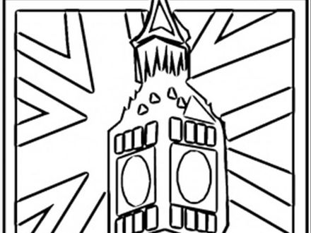 440x330 41 Union Jack Coloring Page, Union Jack Flag Outline Colouring