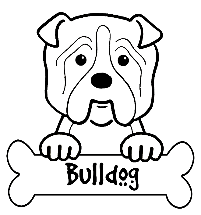 660x705 Bulldog Coloring Pictures 553297