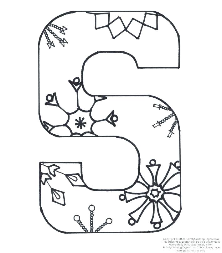 709x808 Alphabet Letter S Coloring Page A Free English Coloring Printable