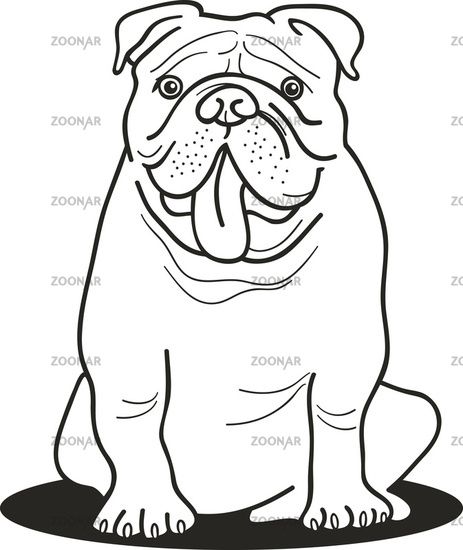 463x550 Bulldog Coloring Pages Bulldog For Coloring Book Embroidery