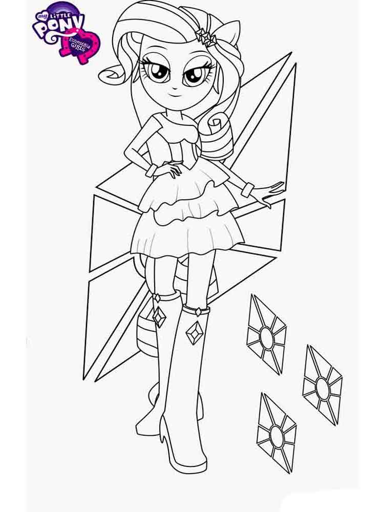 750x1000 Equestria Girls Coloring Pages. Download And Print Equestria Girls
