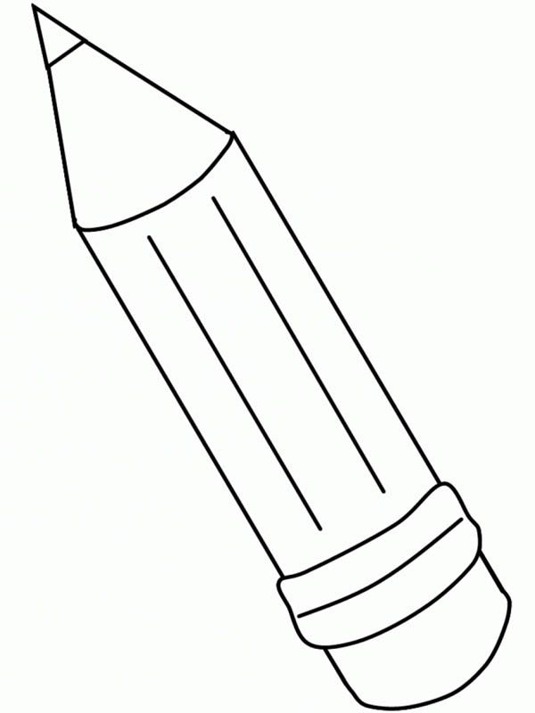 600x800 Coloring Pages Pencil Eraser Kids Coloring Page Googleda Ara