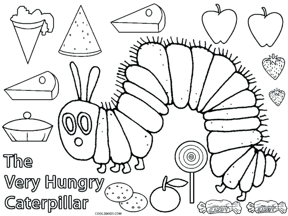 960x720 Eric Carle Coloring Pages Coloring Page The Very Hungry