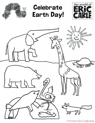 386x500 Eric Carle From Head To Toe Coloring Pages