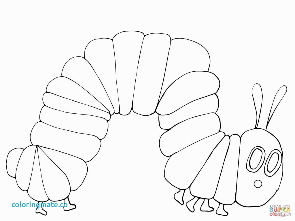 1024x768 Eric Carle Coloring Pages Awesome The Very Hungry Caterpillar Eric