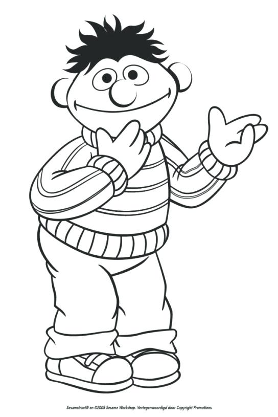 544x815 Ernie Coloring Pages Books Coloring Medium Size Sesame Street