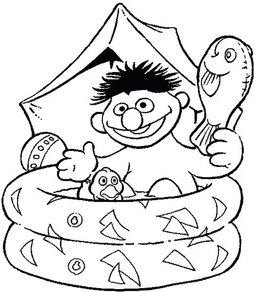 523x600 Ernie Coloring Pages And Bert And Ernie Coloring Pages To Print