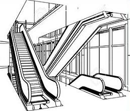 258x220 Free Escalator Clipart