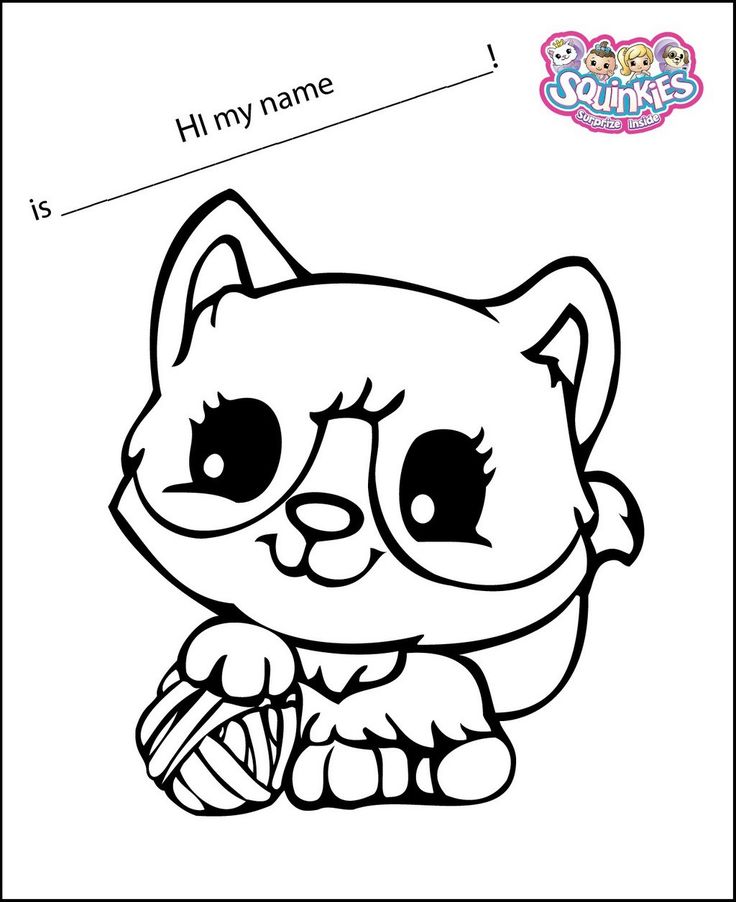 736x902 8 Best Squinkies Coloring And Activity Pages Images