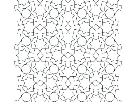 440x330 Mc Escher Coloring Pages Single Lizard Tile Coloring Page Mc