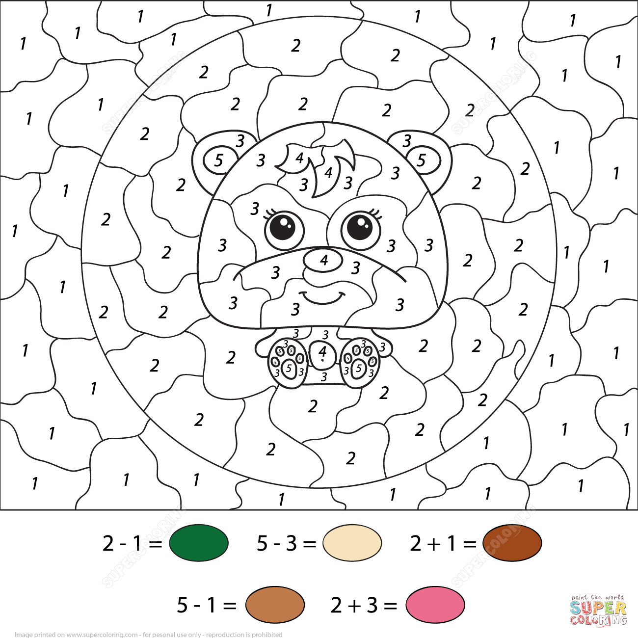 1300x1300 Math Worksheets Color By Number Dinosaur Worksheet Printable Print