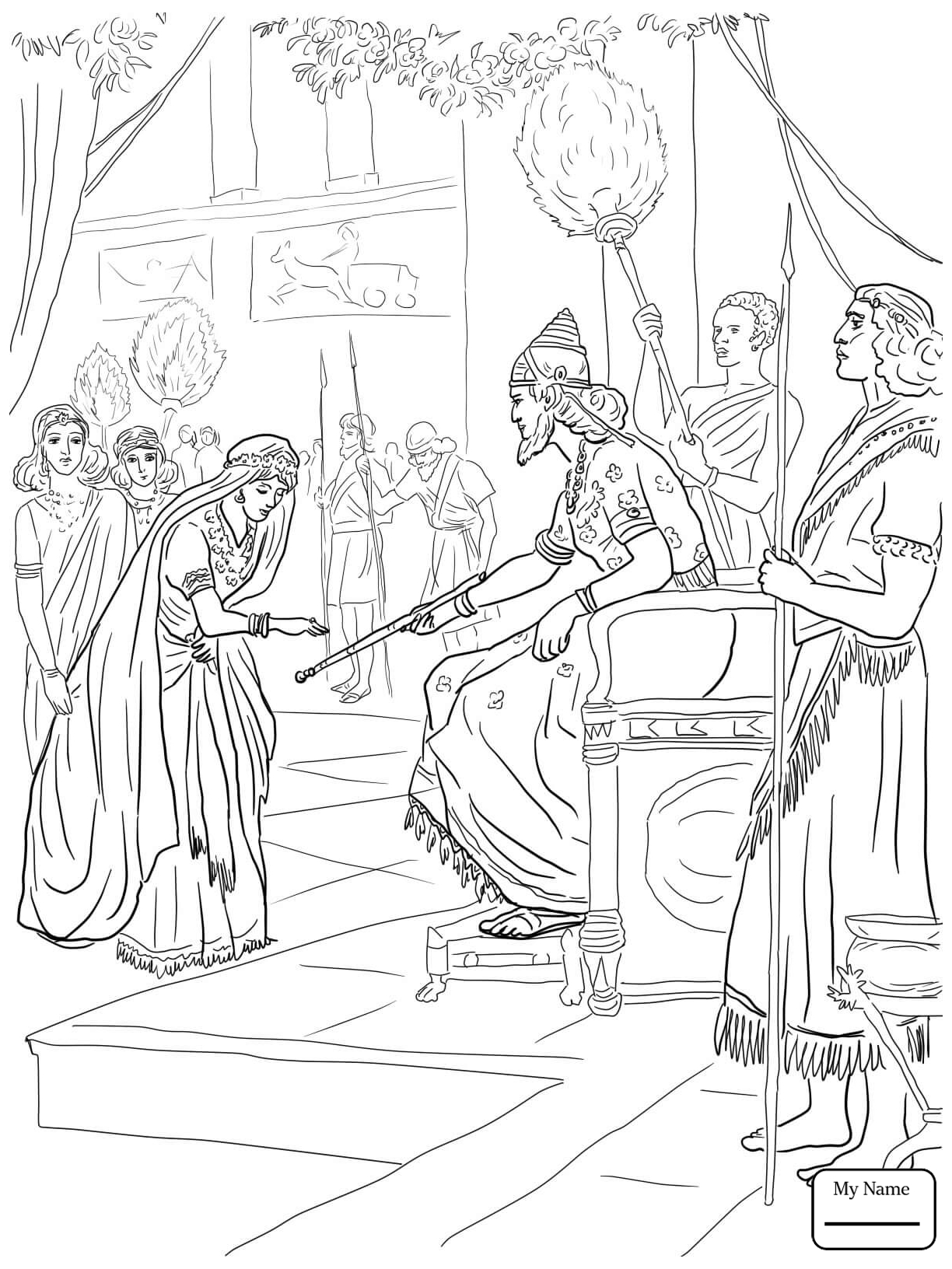 1224x1632 Queen Esther Coloring Page Murderthestout Incredible And Pages