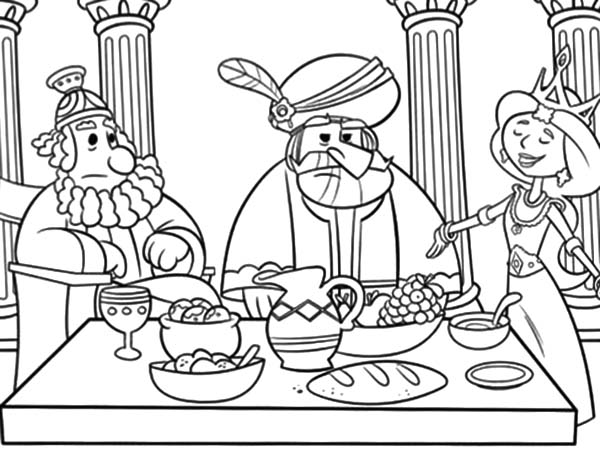 600x451 Esther Real Name Is Hadasseh Coloring Pages Esther Real Name Is