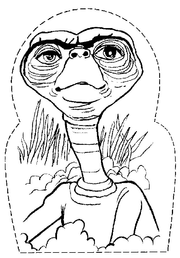 622x891 Et Coloring Pages Xio Party Ideas ~ Et The Extra Terrestrial
