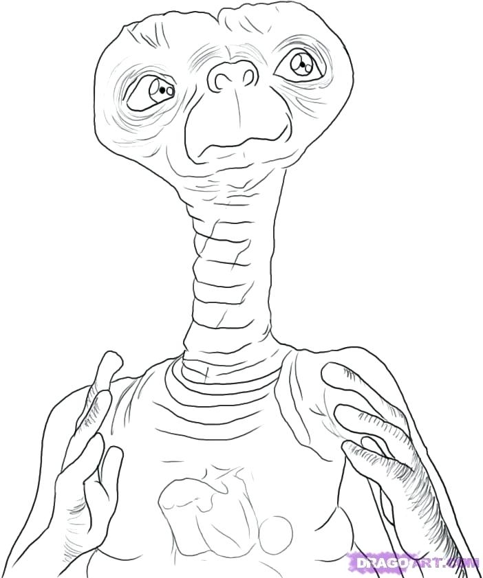 702x841 Et Coloring Pages Best Et Coloring Pages More Images Of Coloring