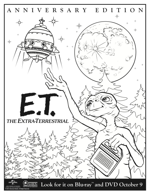 603x780 Et Coloring Pages Prepossessing Et Coloring Pages Hostingview