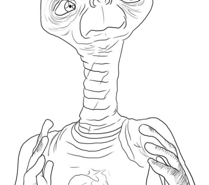 678x600 Coloring Et Extra Terrestrial Coloring Pages