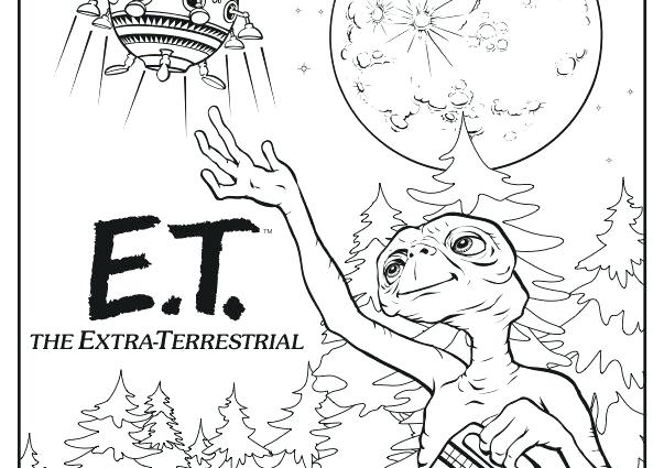 603x425 Et Coloring Pages X Coloring Pages Online Flowers