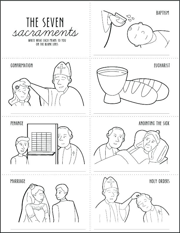 612x793 Eucharist Coloring Pages Coloring Pages Coloring Pages The Seven