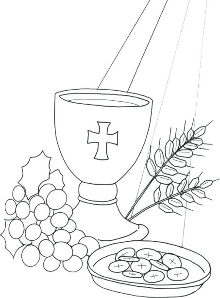 453x615 Eucharist Coloring Pages New Coloring Page Coloring Pages Holy