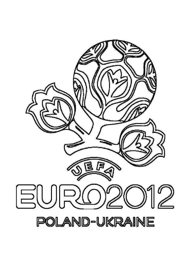 596x842 Coloring Page Soccer Euro 2012 Coloring Pages Euro