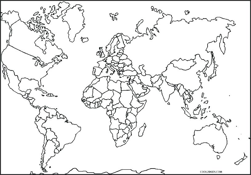 815x568 Maps Blank European Map Printable Continent Worksheet Best