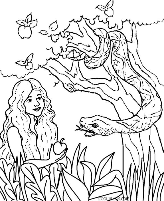 575x704 Printable Adam And Eve Coloring Pages For Kids Cool2bkids