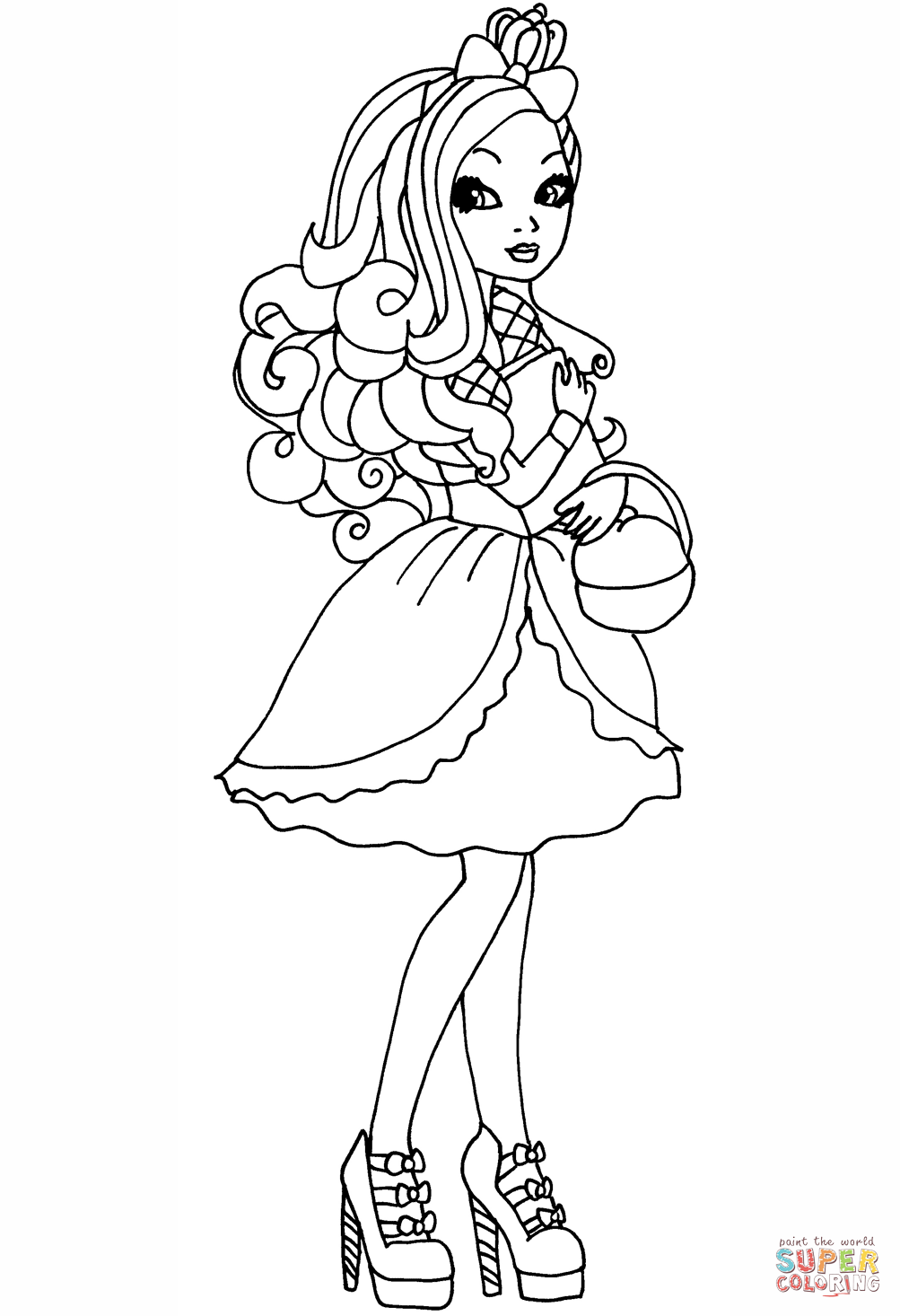 1003x1466 Ever After High Apple Coloring Page.png Galeria