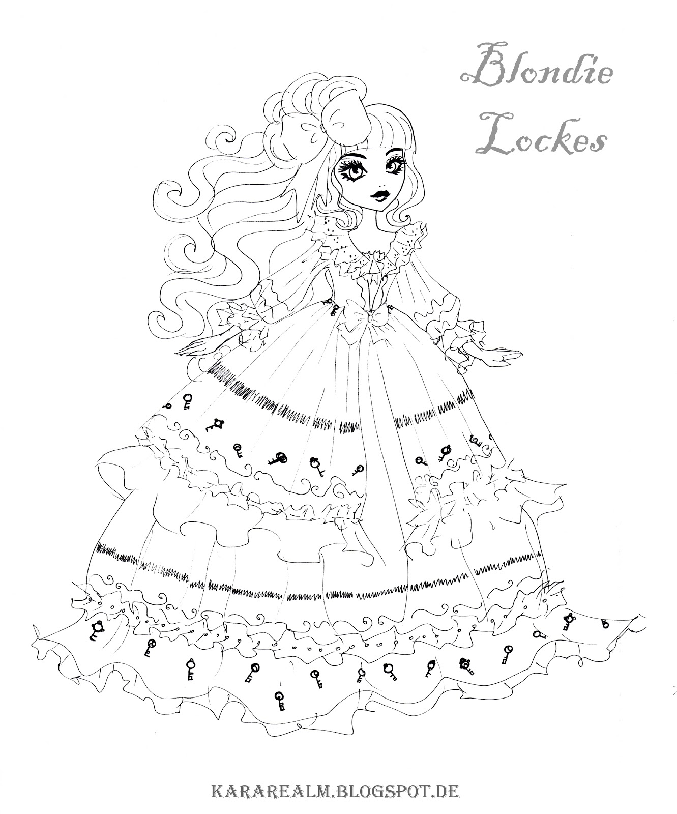 1331x1600 Kara Realm Ever After High Coloring Pages Ever After