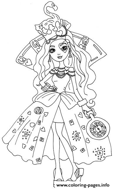 388x640 Lizzie Hearts Way Too Wonderland Cool Ever After High Coloring