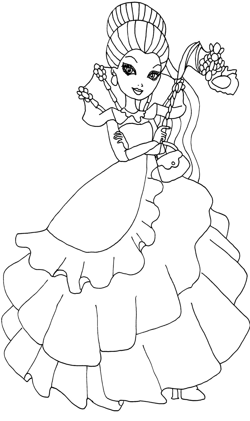 1024x1722 Ever After High Coloring Pages By Elfkena