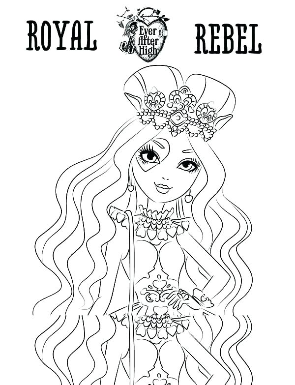 600x783 Ever After High Briar Beauty Coloring Pages Ever After High