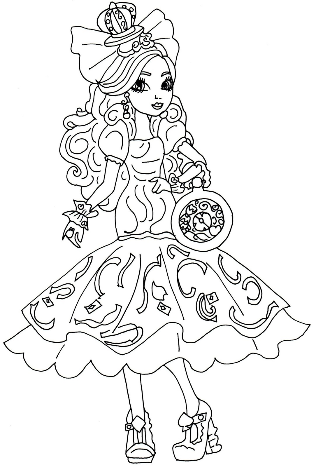 1084x1600 Apple White Coloring Pages