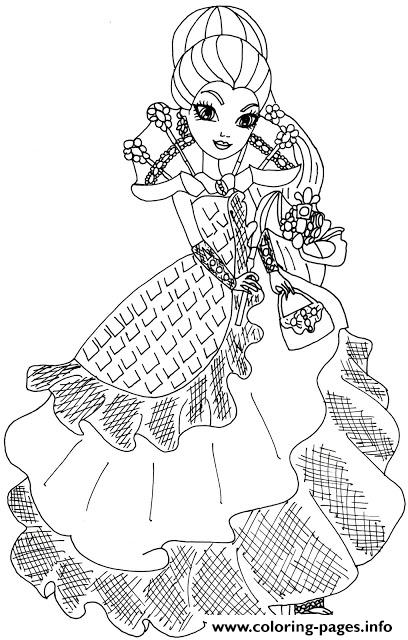 408x640 Raven Queen Throne Coming Ever After High Coloring Pages Printable