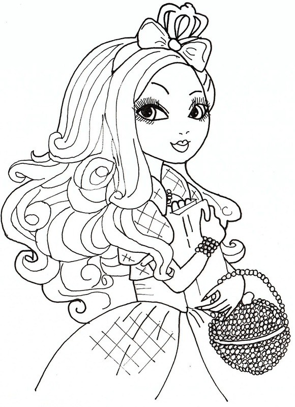 580x800 Top 10 Ever After High Coloring Pages